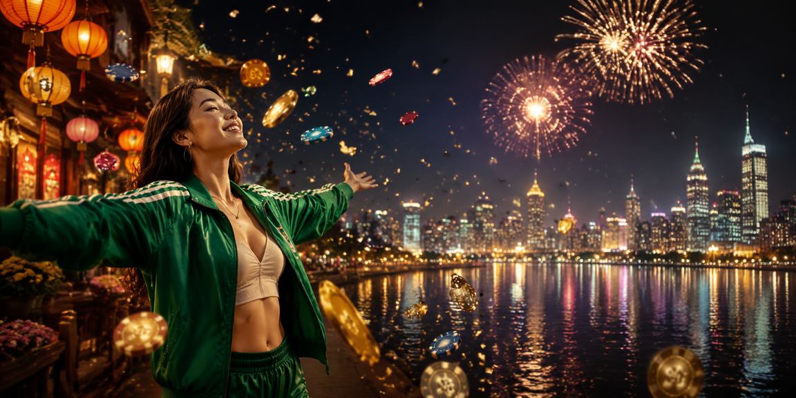 Giao diện casino với đèn lồng Hội An lung linh về đêm