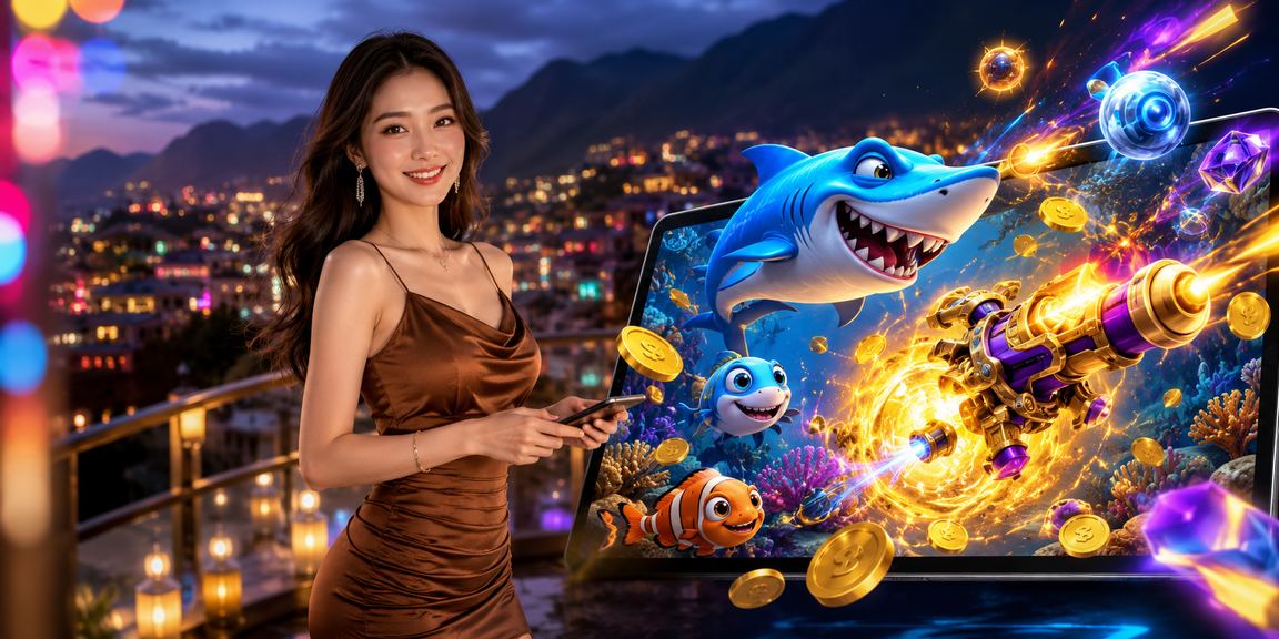 Người chơi trải nghiệm trò chơi bắn cá tại Sa Pa